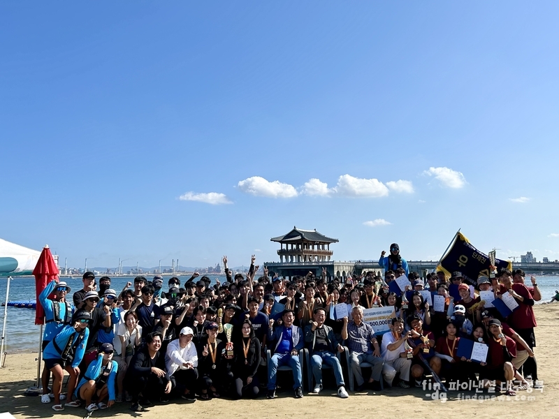 ‘제7회 대한민국 대학생 요트 대제전’ 단체사진 ⓒ포항시체육회