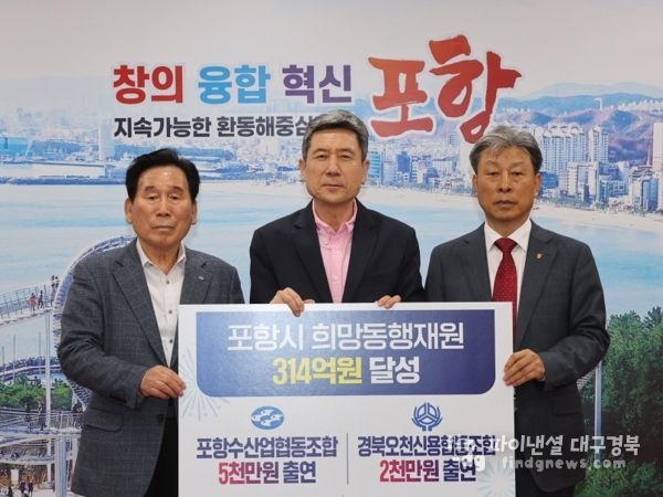 포항시, 소상공인 희망 동행 특례보증재원 314억 원 달성 ‘쾌거’