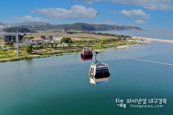 울진 왕피천 케이블카 운영 재개