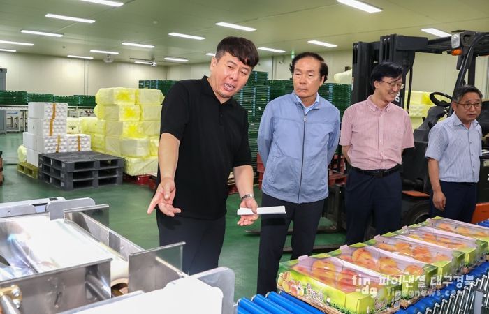 의성군, 과수거점APC 출하현장 점검