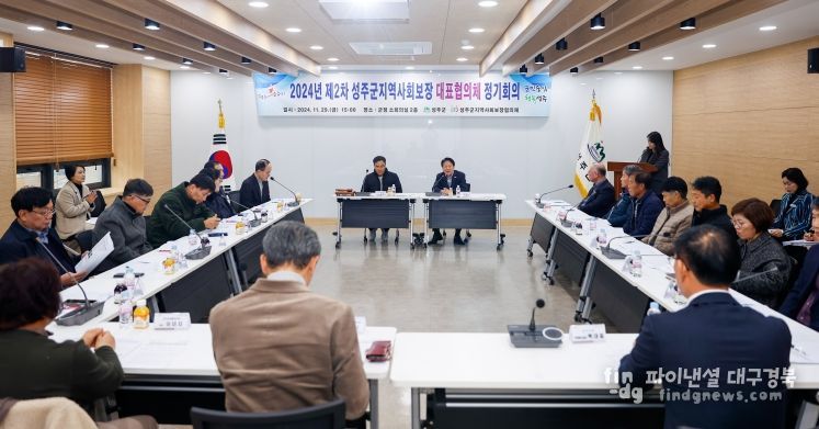 성주군지역사회보장대표협의체 정기회의 개최