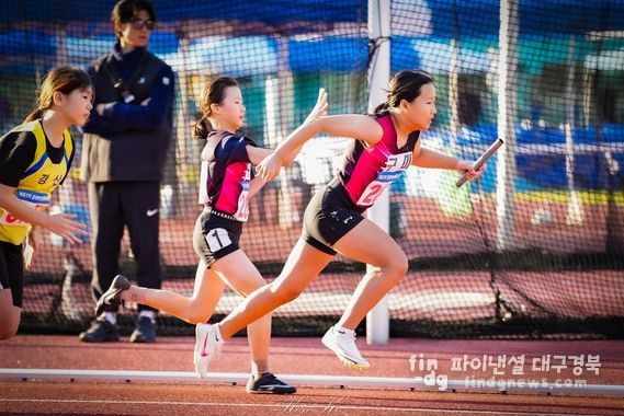 영주서 제62회 경북학생체육대회 육상경기