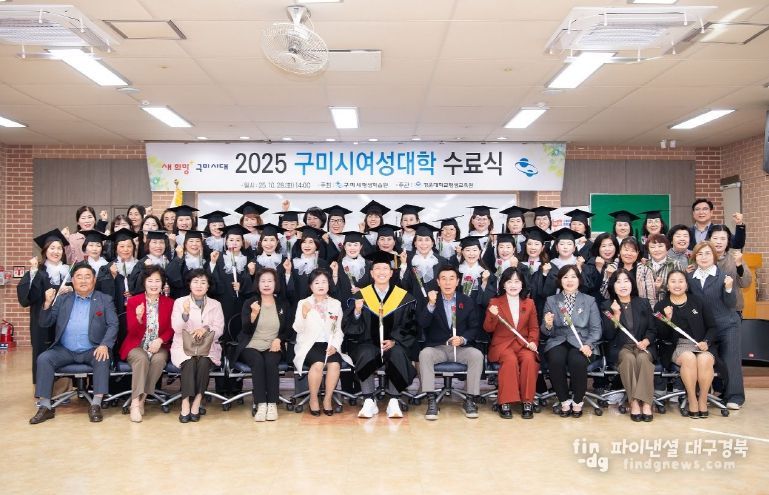 2025 구미시여성대학 수료식(단체사진)