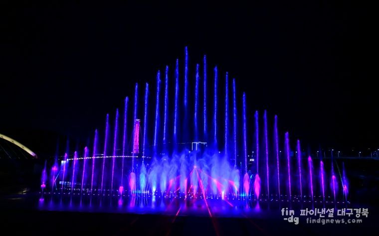 물과 빛, 음악이 만나는 순간... 고령의 새로운 야간 명소
