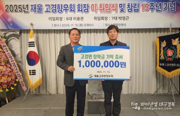 영천시재울산 고경향우회, 창립기념 및 회장단 이취임식