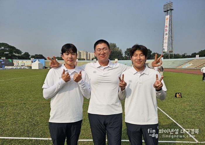 예천군청 장지호선수, 2025 아시아 선수권대회 은메달 획득-장지호, 서민기, 김예찬