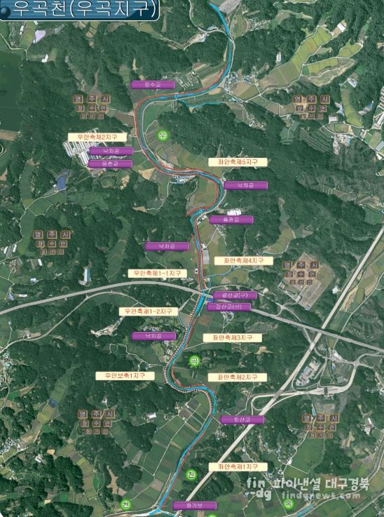 ‘침수 걱정없는 영주’ 우곡천 홍수 대응력 대폭 강화