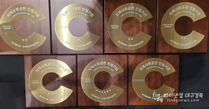 구미지역 7개 기관·기업, '2025년 지역사회공헌 인정제' 선정