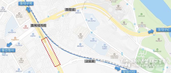 개선대상지 위치도