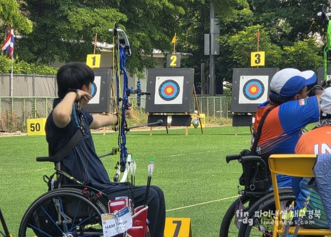 장애인양궁단 함태진 선수, 세계 장애인 양궁 시리즈에서 '금메달' 획득
