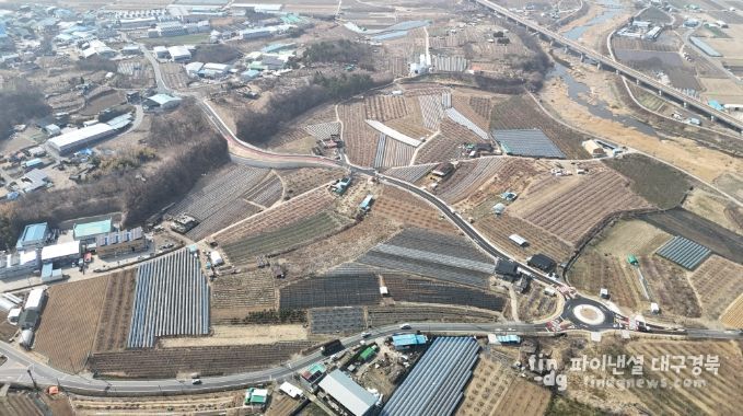 경산시 - 압량 내리 우회도로(리도206호선) 농어촌도로 개통