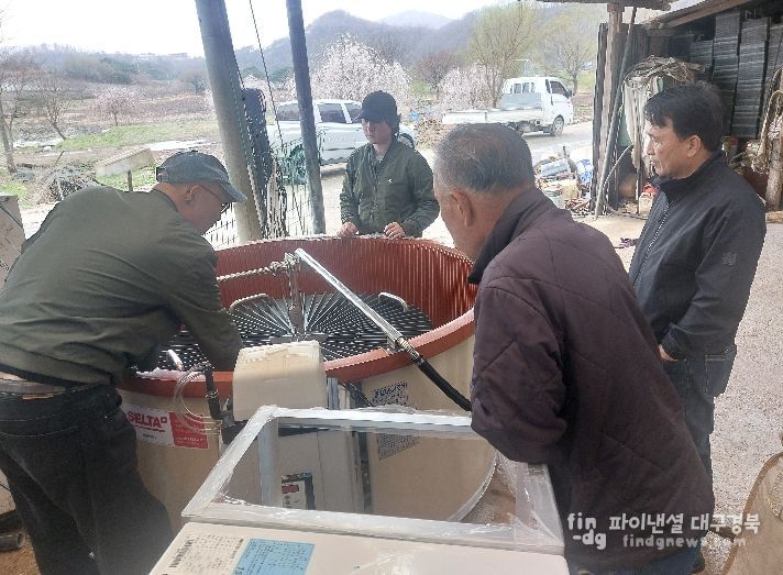영양군, 볍씨 소독 ‘온탕소독기’ 보급으로 방제효과 높여