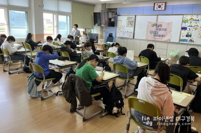 예천군청소년상담복지센터, 청소년 집단 심리검사 실시